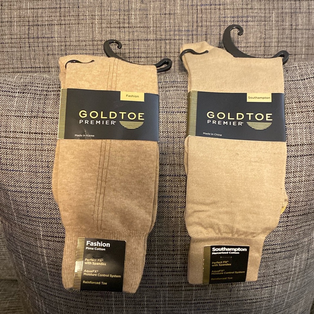 Gold toe socks, new with tags